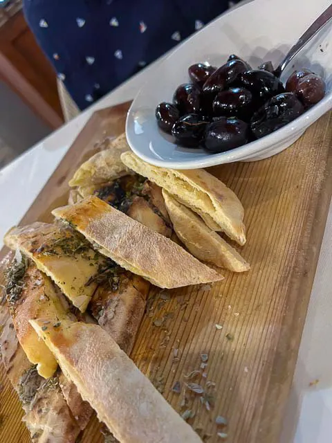 Cypriot meze plate